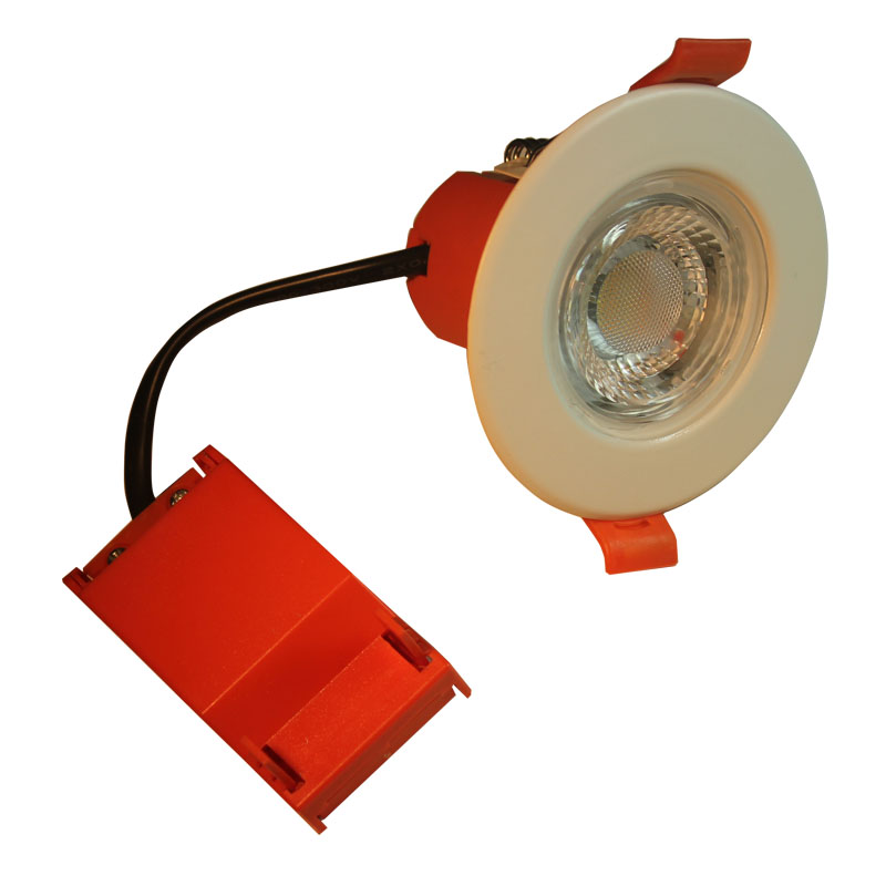IP65 6W Fire Rated LED Downlight Recessed Ceiling Spotlights Kitchen Home Office Aluminum Dimmable LED Downlights