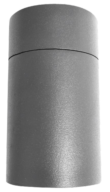 Outdoor Ceiling Porch Light LED for Wall or Ceiling, Round Exterior Wall Lamp for Patio Balcony Terrace, 3000K Warm Color, 8W Equivalent, Black, Wet Location