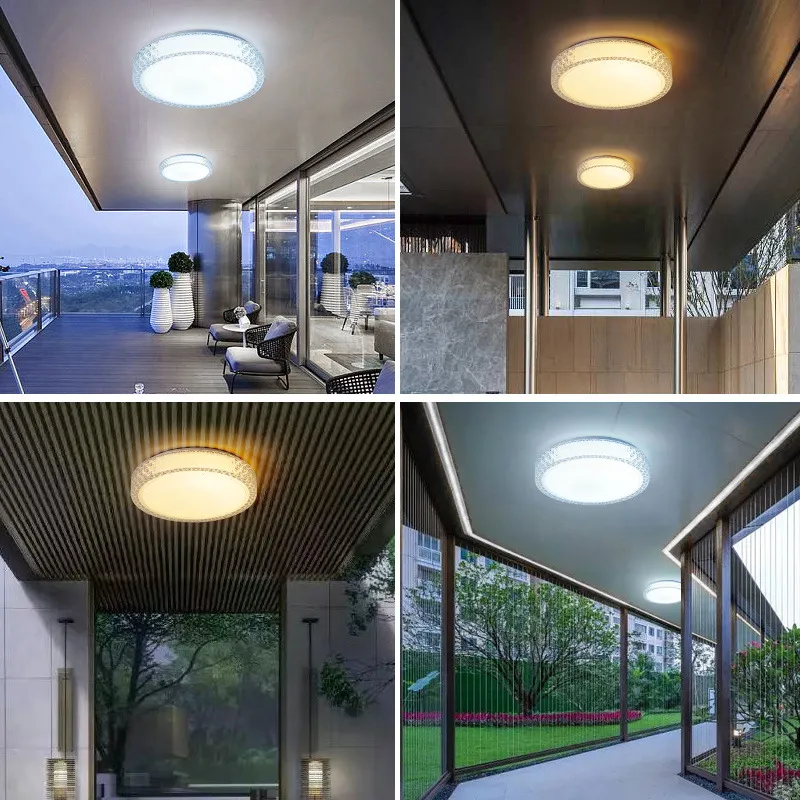 Energy-Saving Solar Ceiling Light for Garage Spaces with 1000lm Lumen Output & Motion Sensor Function