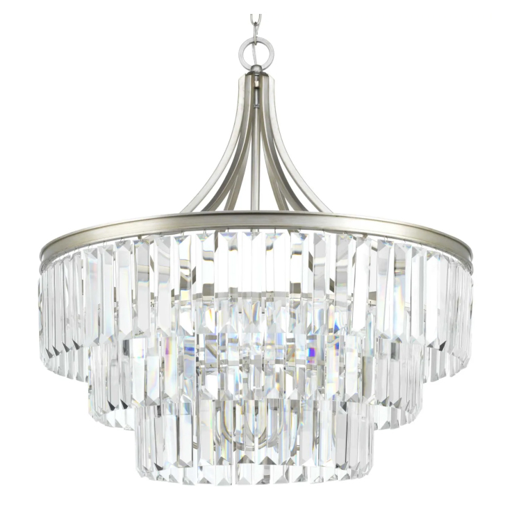 Nordic Ceiling Light Design American Design 4-Light Semi Flush Mount Chandelier for Living Room