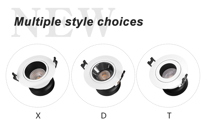 TUYA Recessed 10W-42W Dimmable RGBW TUYA ZigBee Control LED Downlight
