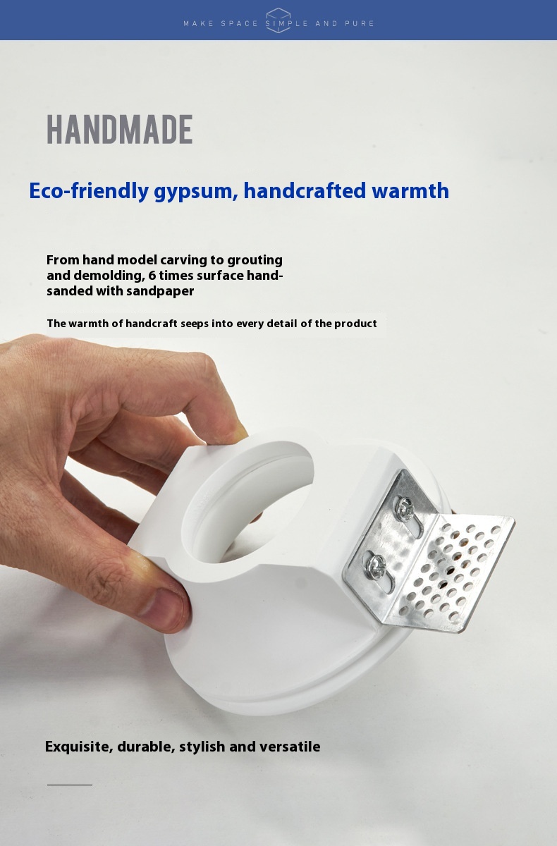 Gypsum Downlight Setup 1