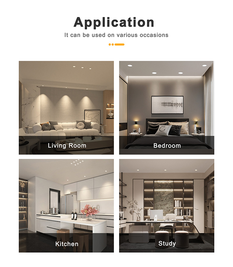 Recessed Downlight Ceiling Application