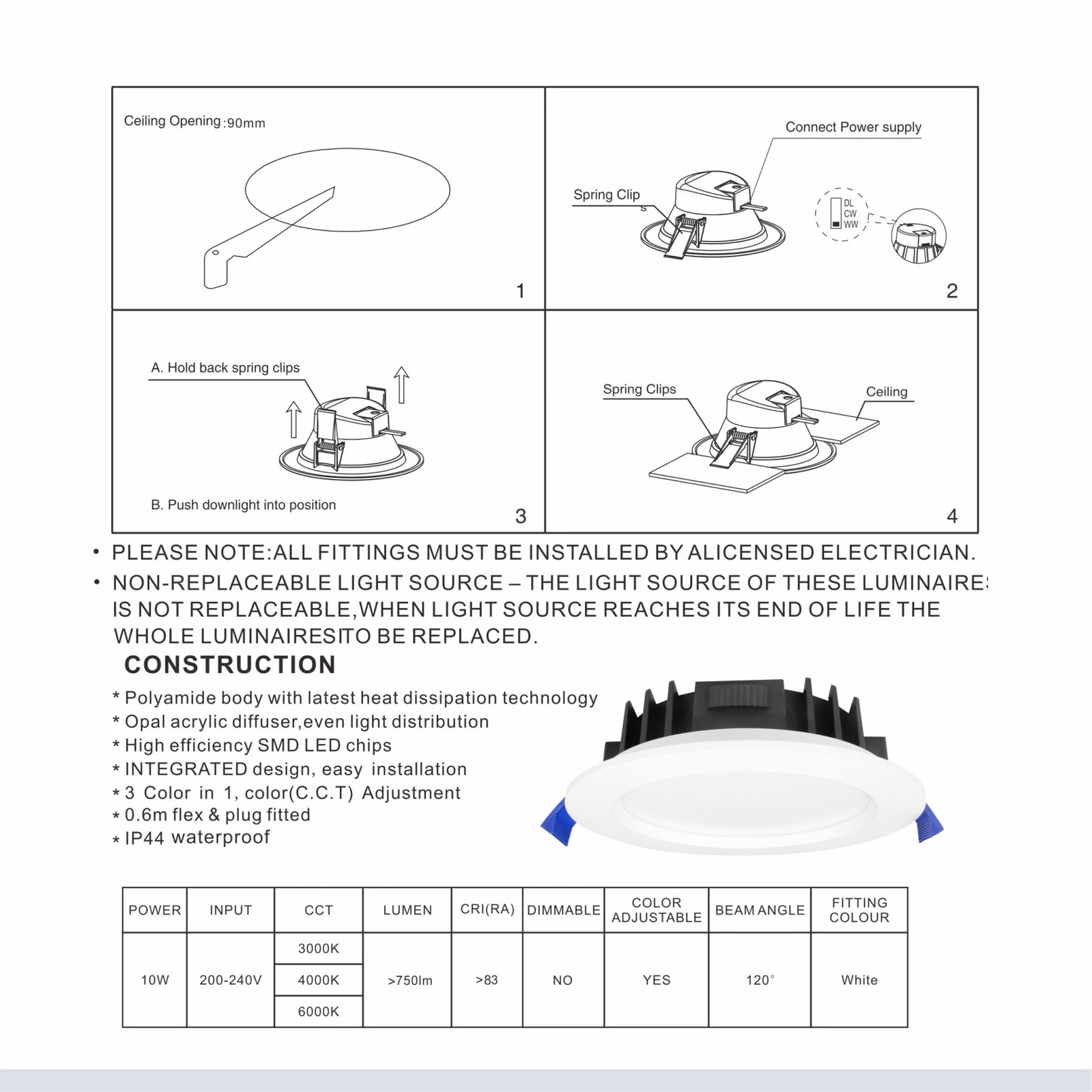 LED Downlight Application Scenario