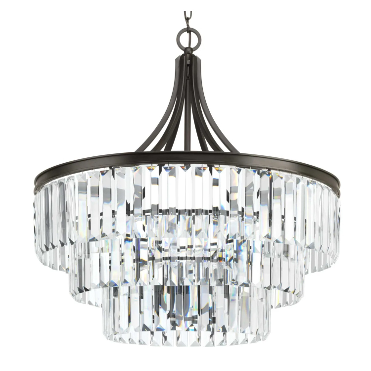 Nordic Ceiling Light Design American Design 4-Light Semi Flush Mount Chandelier for Living Room