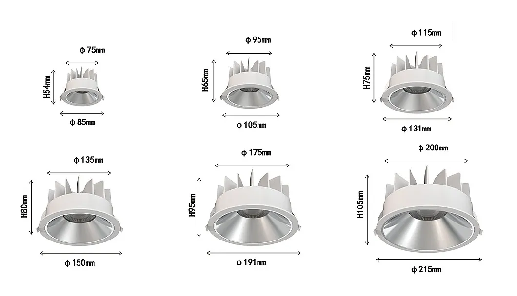 Downlight Application Showcase