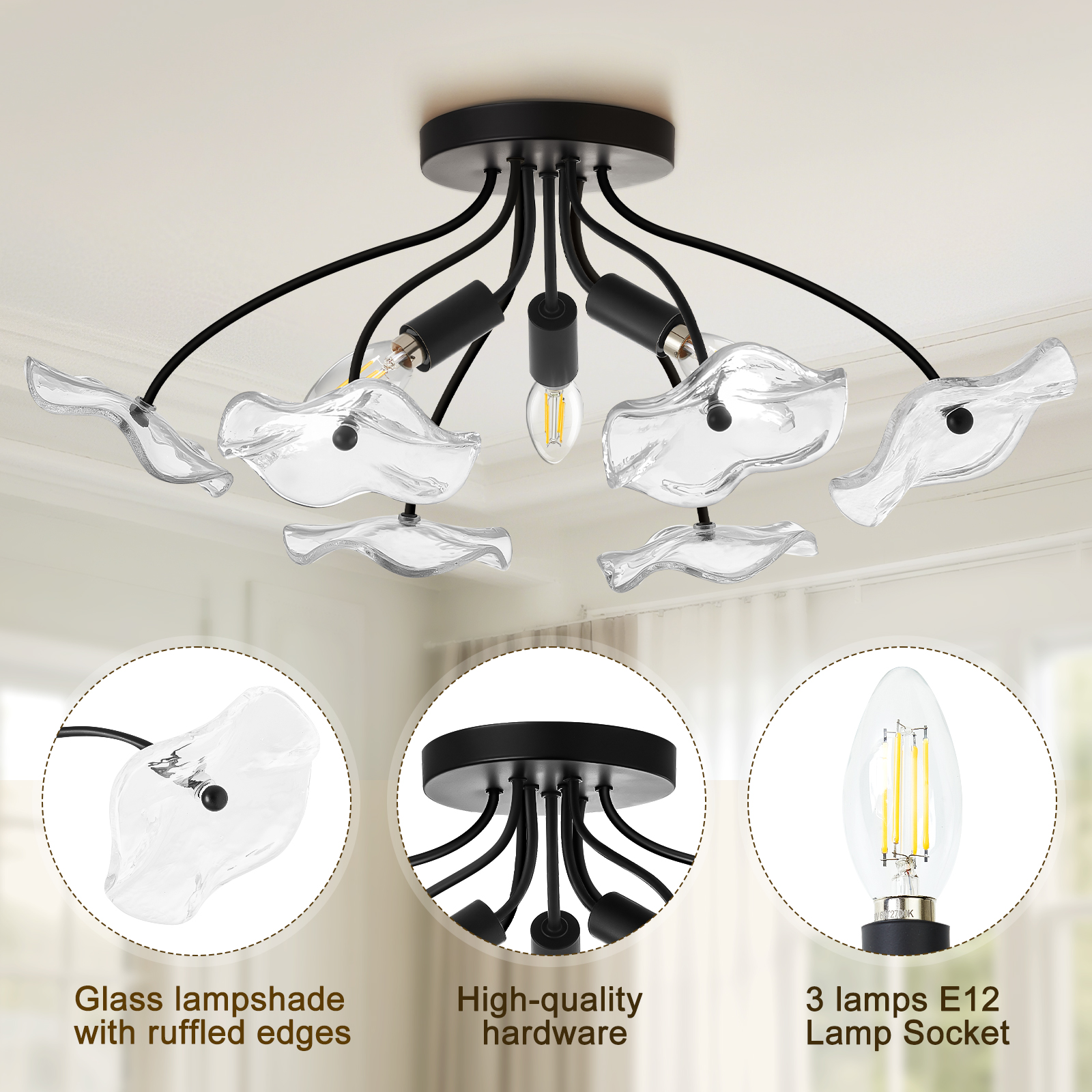 Hotel Project Pendant Lamp Chandelier View 3