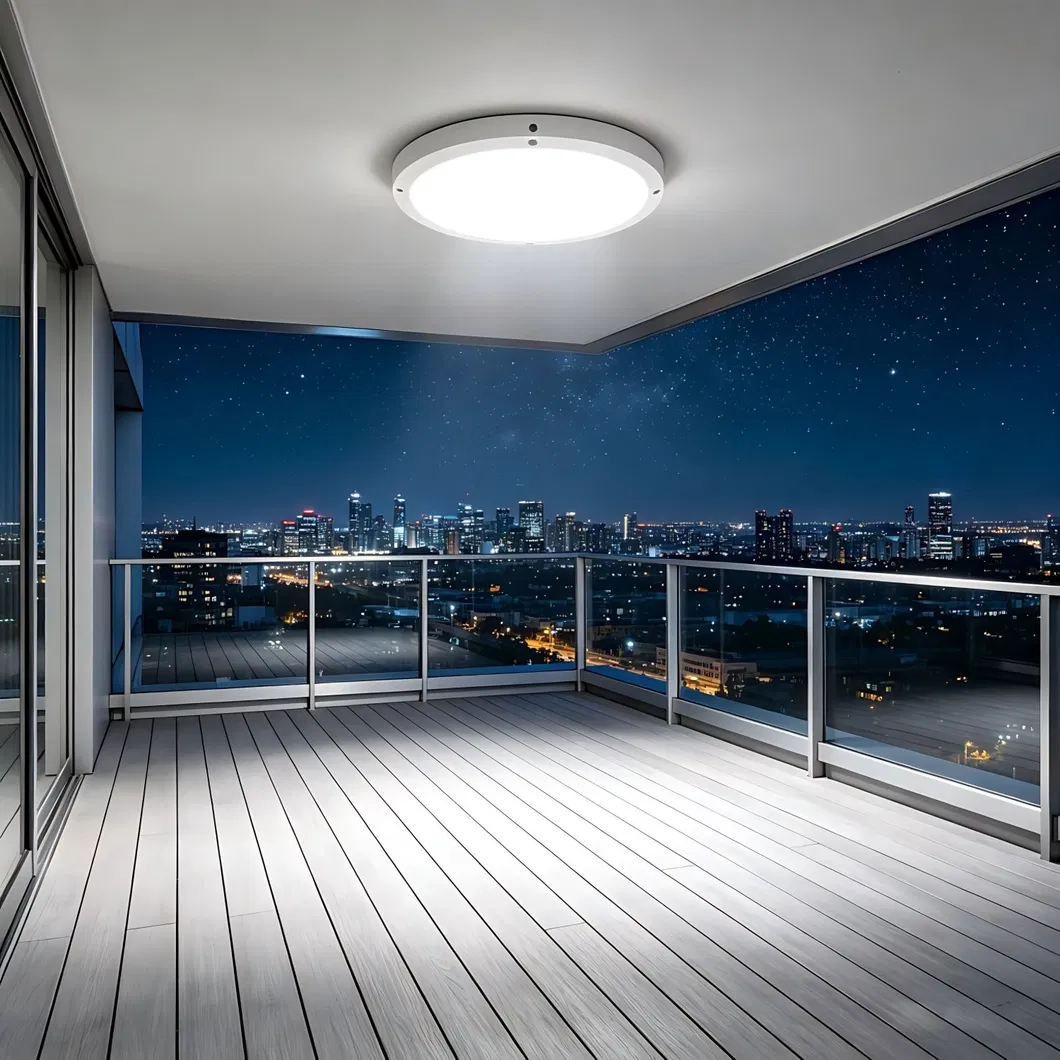 Energy-Efficient IP65 LED Ceiling Light with Motion Sensor