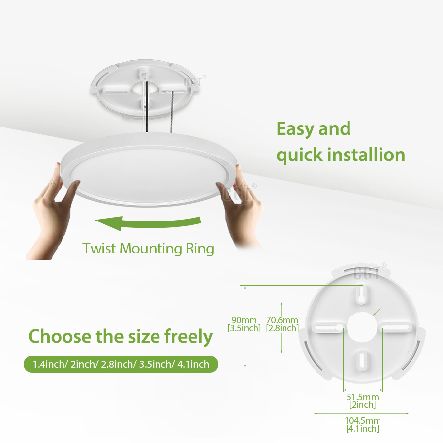 Alexa Google Home Wifi Control Flush Mount Home Decorative RGB Smart LED Ceiling Panel Light