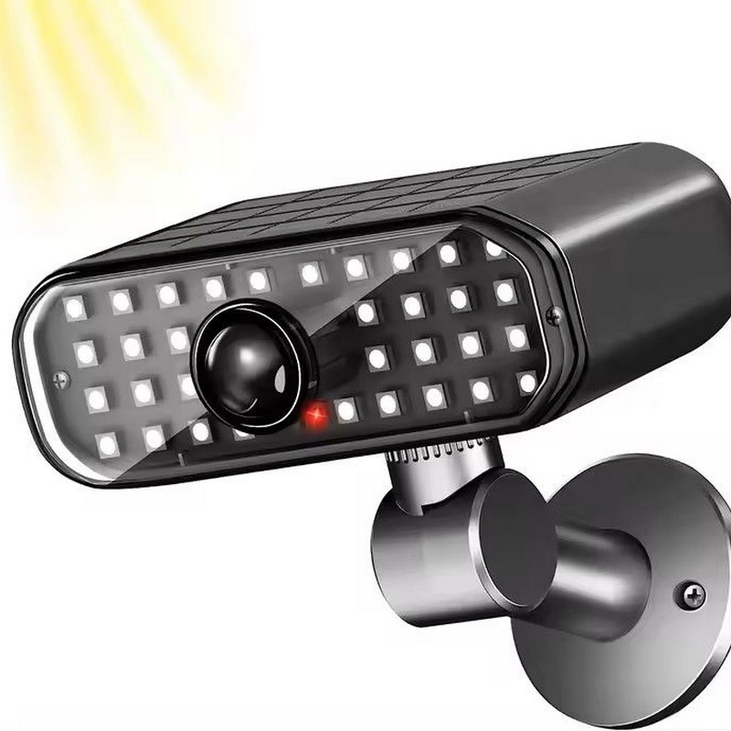 LED High Brightness Cordless Solar Motion Sensor Light, Waterproof Ceiling Wall Porch Light