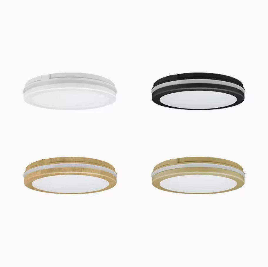 Simple White Round Ceiling Light LED Flush Mount Ceiling Fixture for Home Bedroom Balcony Hallway Office Room