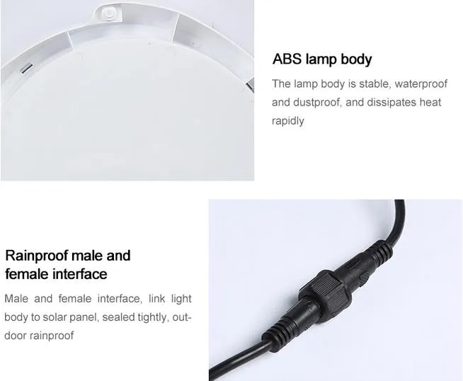 Modern Surface Mounted Solar Ceiling Light Detail 4