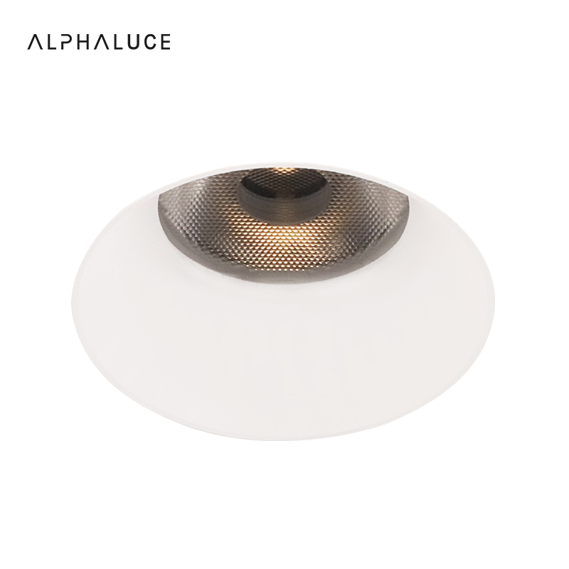 7W 10W Super Mini Fixture Semi Flushing Surface Recessed Dimmable Led Cob Anti Glare Downlight Aluminum Ceiling Light