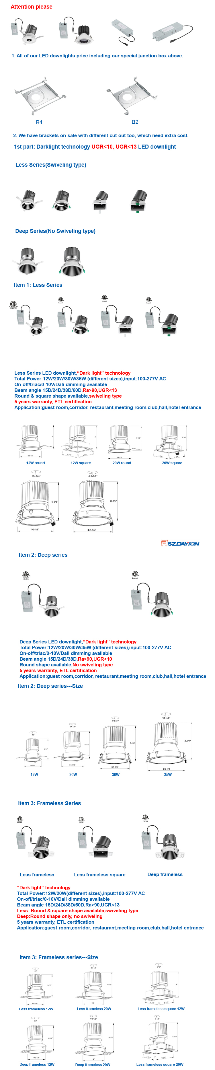 Detailed Technical Specifications