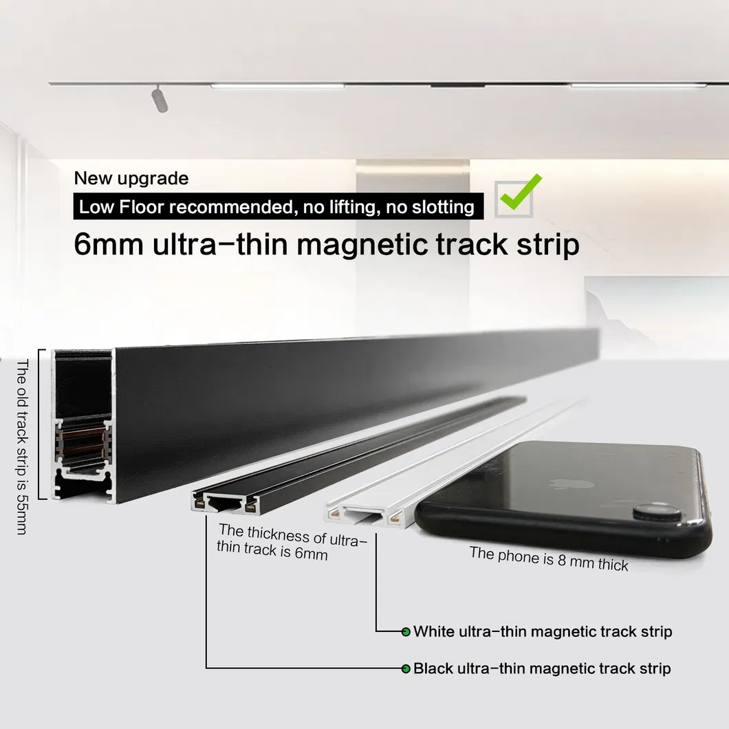 Magnetic Track Light Assembly Detail