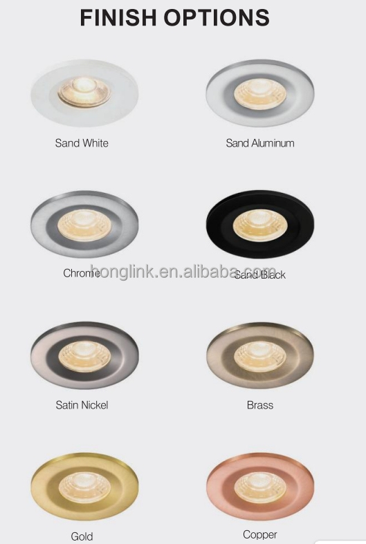 Modern LED Downlight Fixture Dimensions