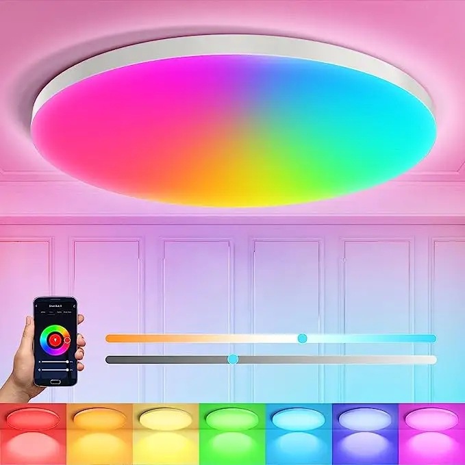 Modern Acrylic Tuya Smart RGBCW Ceiling Light