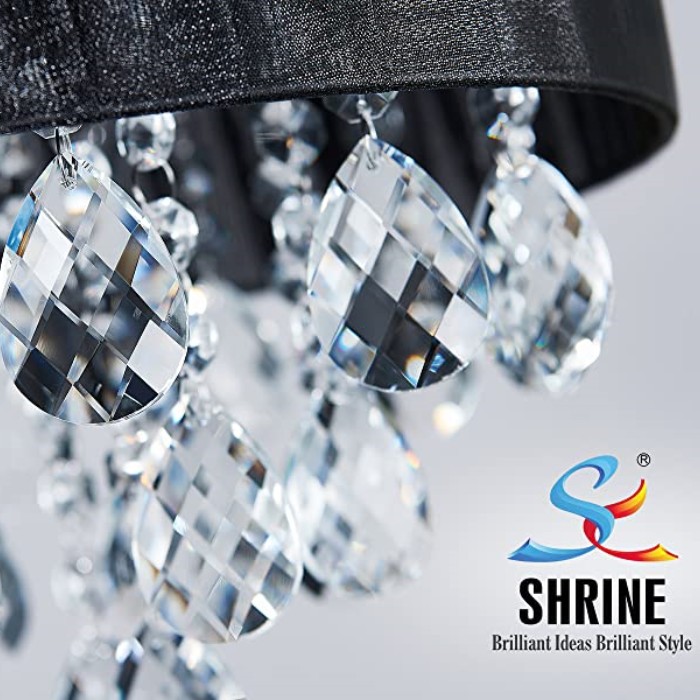 Shrine Crystal Ceiling Light Dimensions