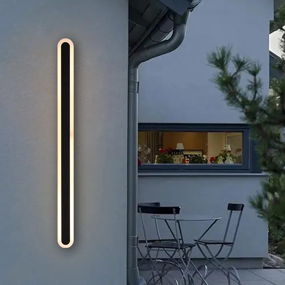 Modern Waterproof Outdoor Long Strip LED Wall Lamp IP65 Wall Light Garden Porch Sconce Light 110V 220V Sconce Luminaire