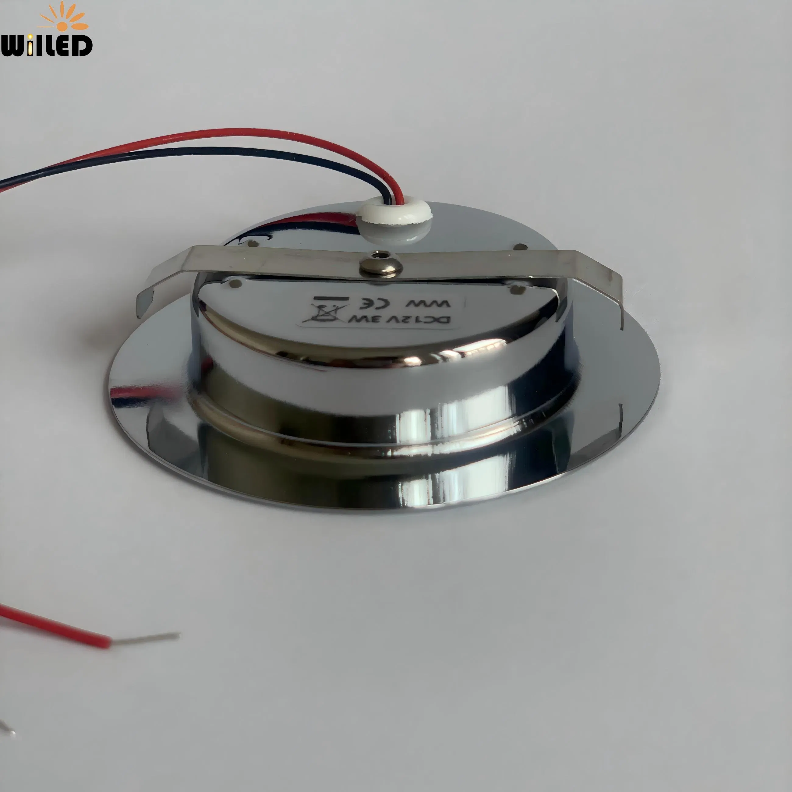 DC12V 24V Ultra-Thin Embedded Mini LED Downlight IP65 Waterproof 3W Kitchen Bathroom Ceiling Lighting Recessed in Spotlight Under Cabinet Light Stainless 304
