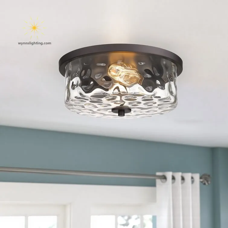 Balcony Light Nordic Modern Minimalist Corridor Aisle Light Creative Entrance Home Ceiling Lamp Round Glass Ceiling Lamp