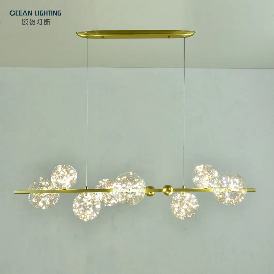 Minimalist Simple Modern Black Metal LED Ceiling Lamp Living Room