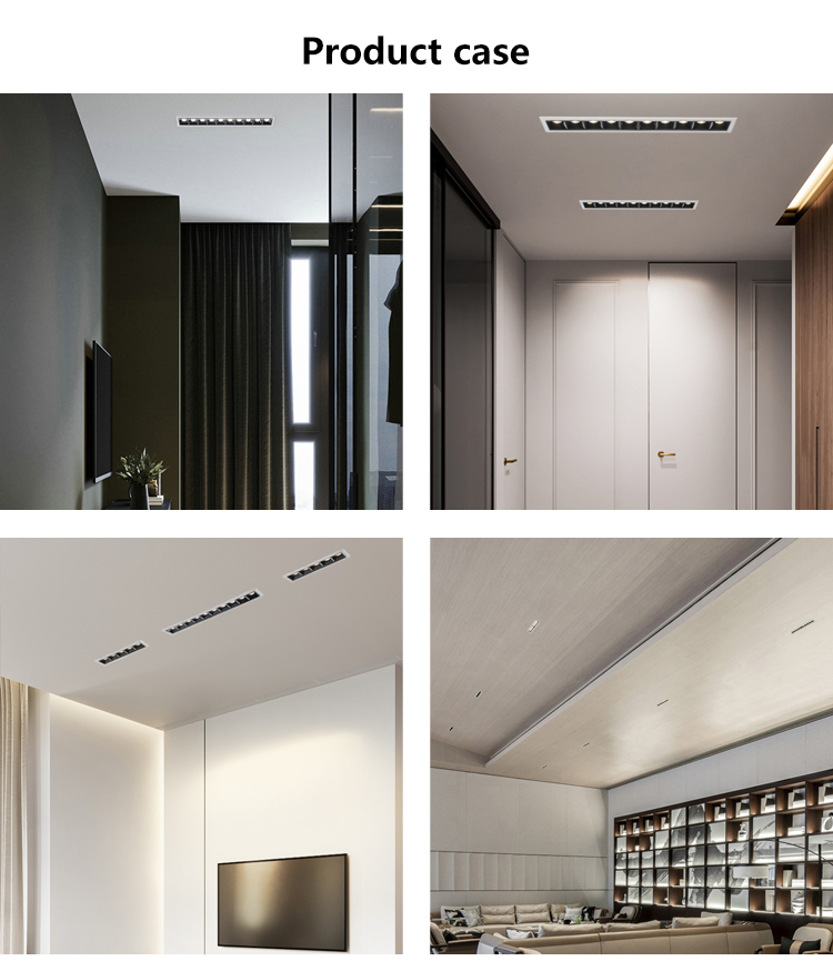 Dimmable Aluminum LED Downlight Spot Light 3W 12W 20W 36W High CRI 90 3000K-6500K Indoor Recessed Lighting Linear Ceiling Light