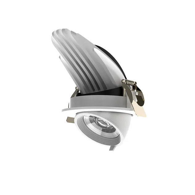 China Recessed Gimbal LED Down Light 10W Anti-Glare Design, Ra>95, 120lm/W Outcut 75-80mm