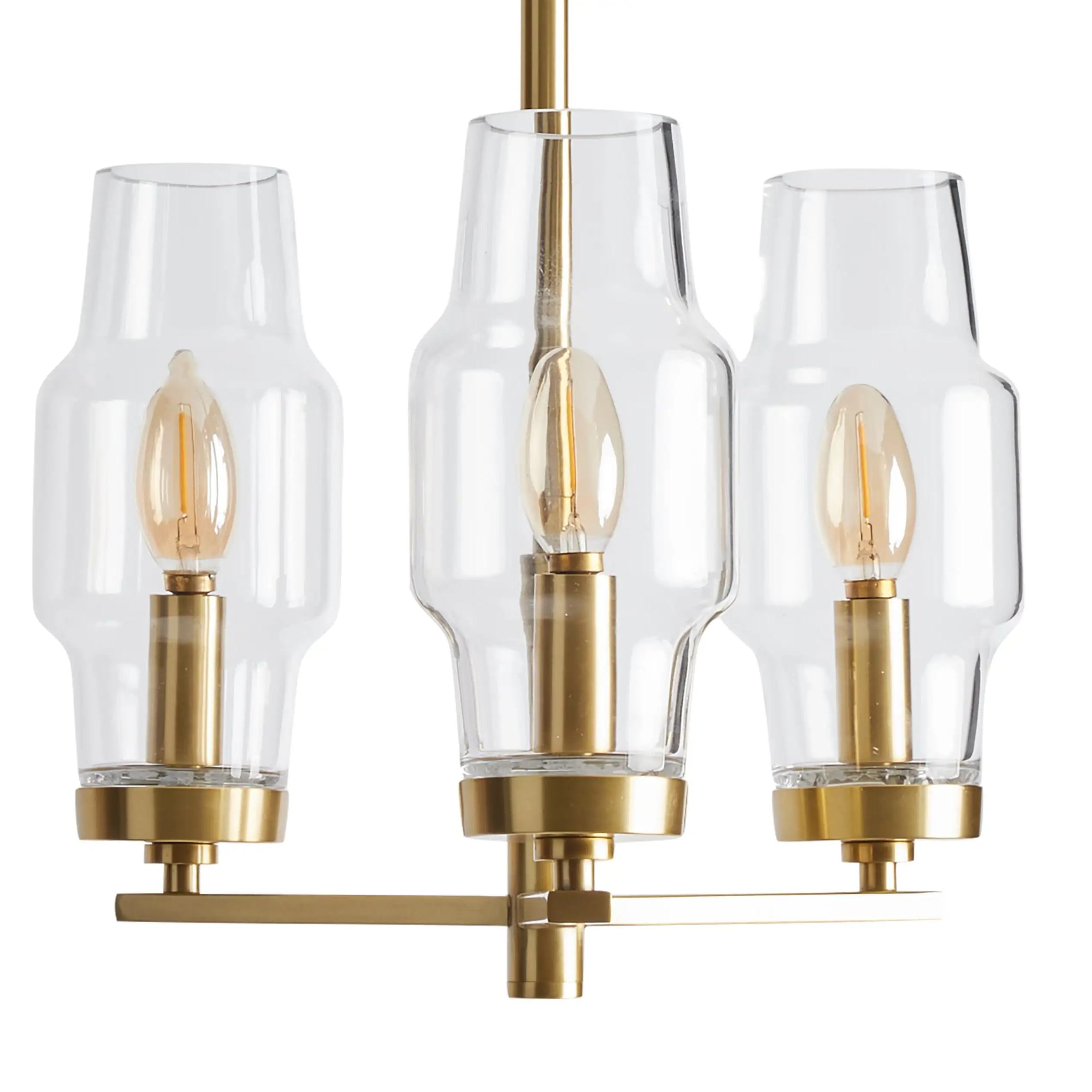 Modern Luxury American Style Crystal Lucens Semi Flush Mount Chandelier Living Room Simple Bedroom Restaurant Ceiling for Hotel