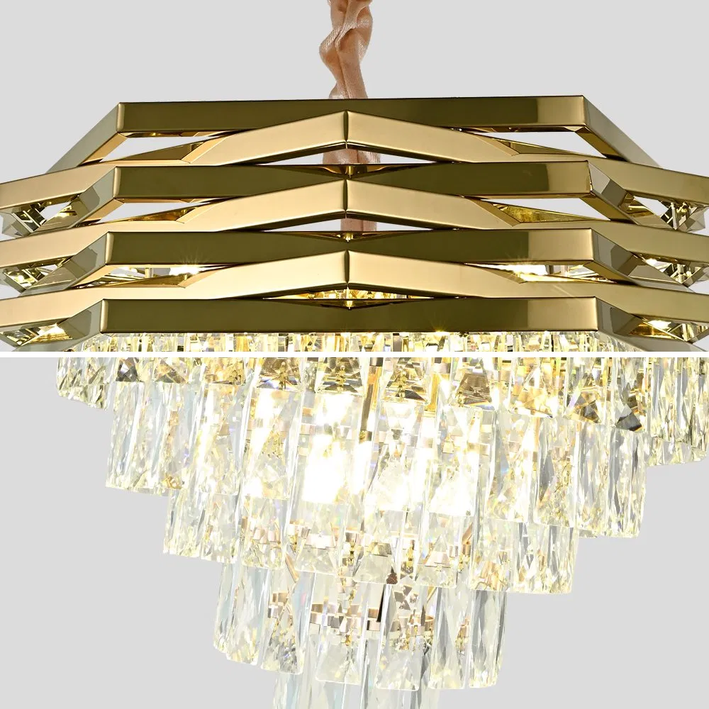 Crystal Chandelier Modern Minimalist Home Living Room Ceiling Decoration Luste Pendant Lamp