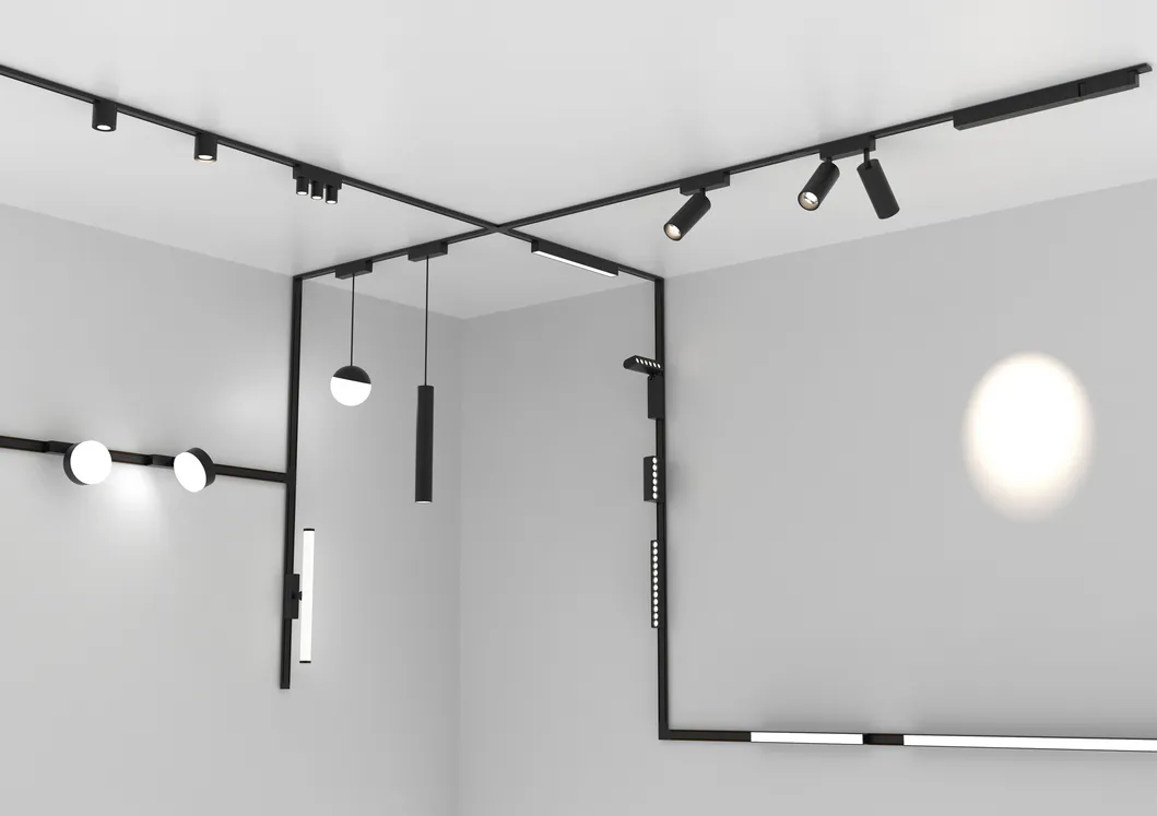 Living Room Ceiling Magnetic System Application