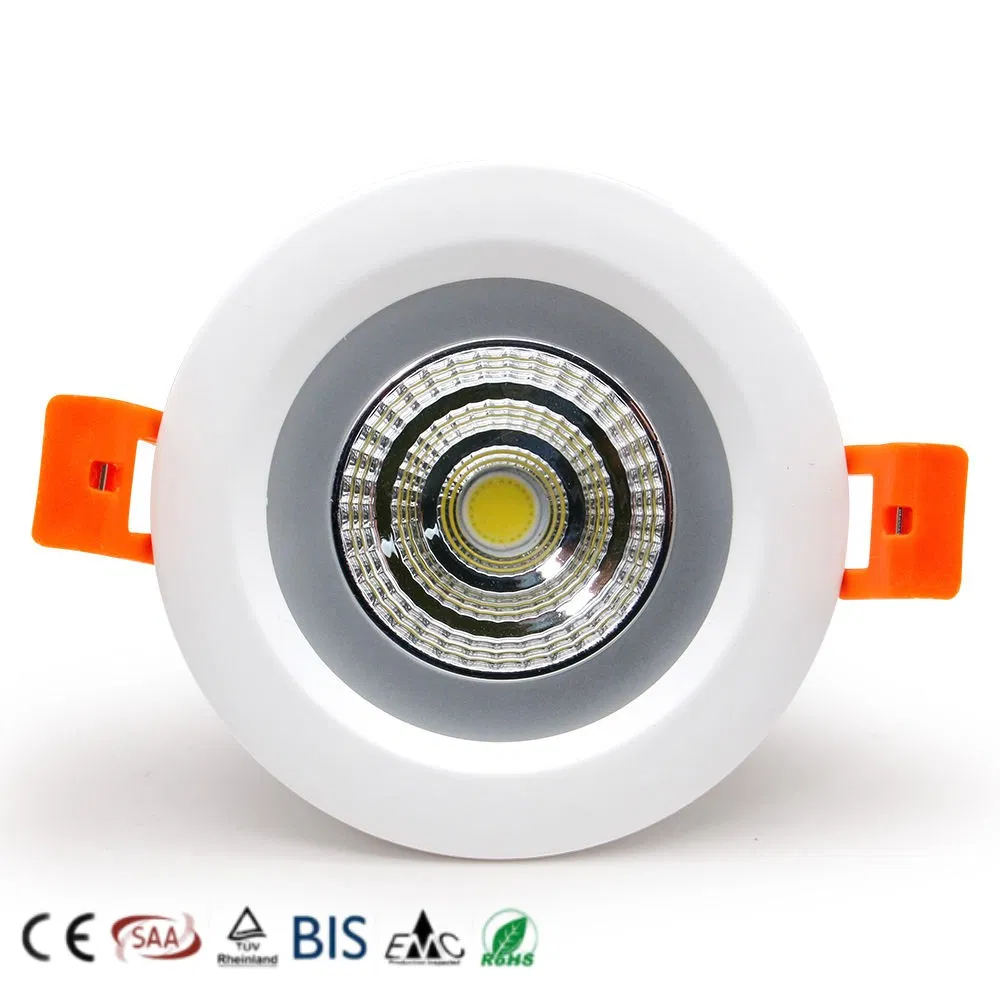 Waterproof LED Downlights 5W 7W 9W 12W 15W Round Anti-Fog Spot Lights Toilet Sauna Bathroom IP65 COB Recessed LED Downlight