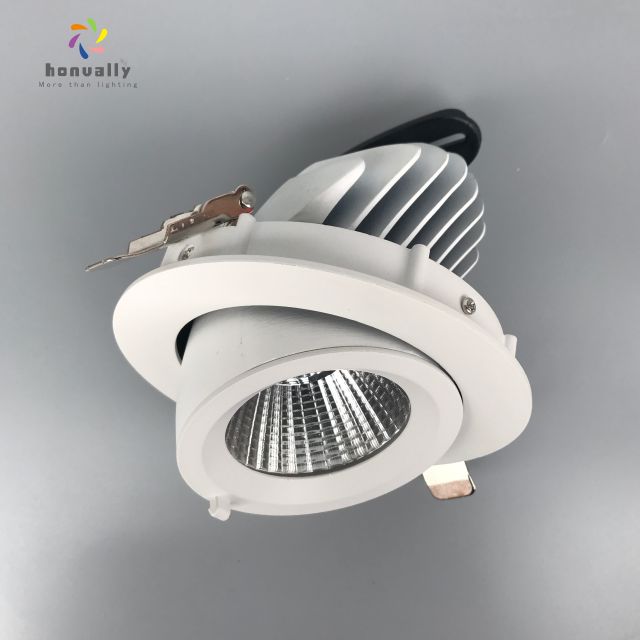 Fire-Rated LED Ceiling Light 20W 3500K Recessed Downlight 60mins Fire Protection for EU Market