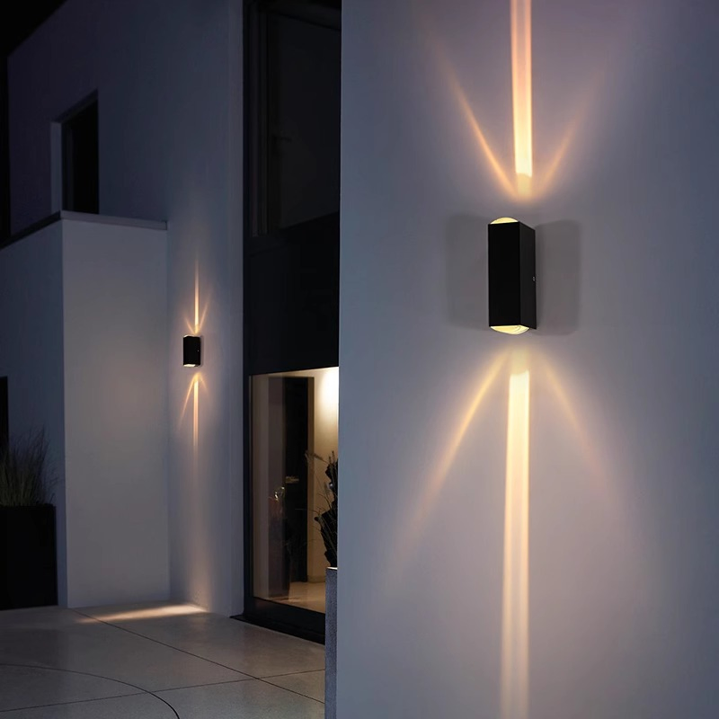 Garden Balcony Porch Aisle Door Porch Waterproof Outdoor up and Down LED Wall Light