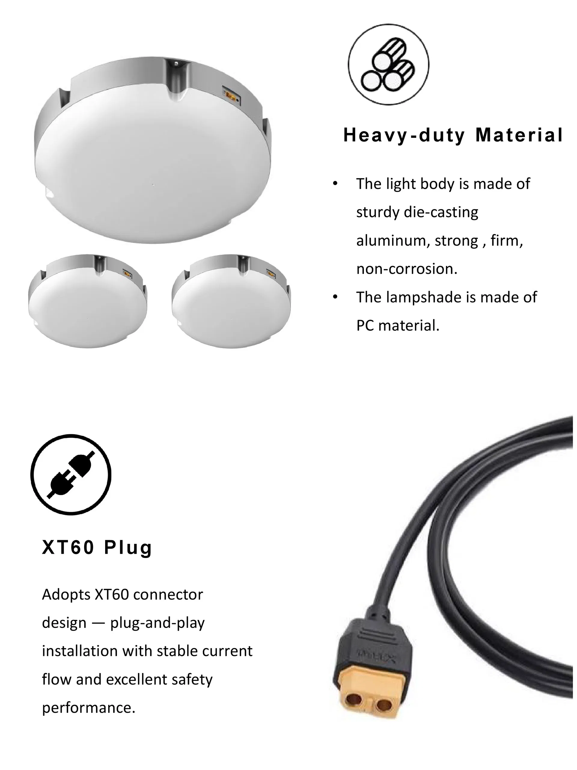 Solar LED Ceiling Light