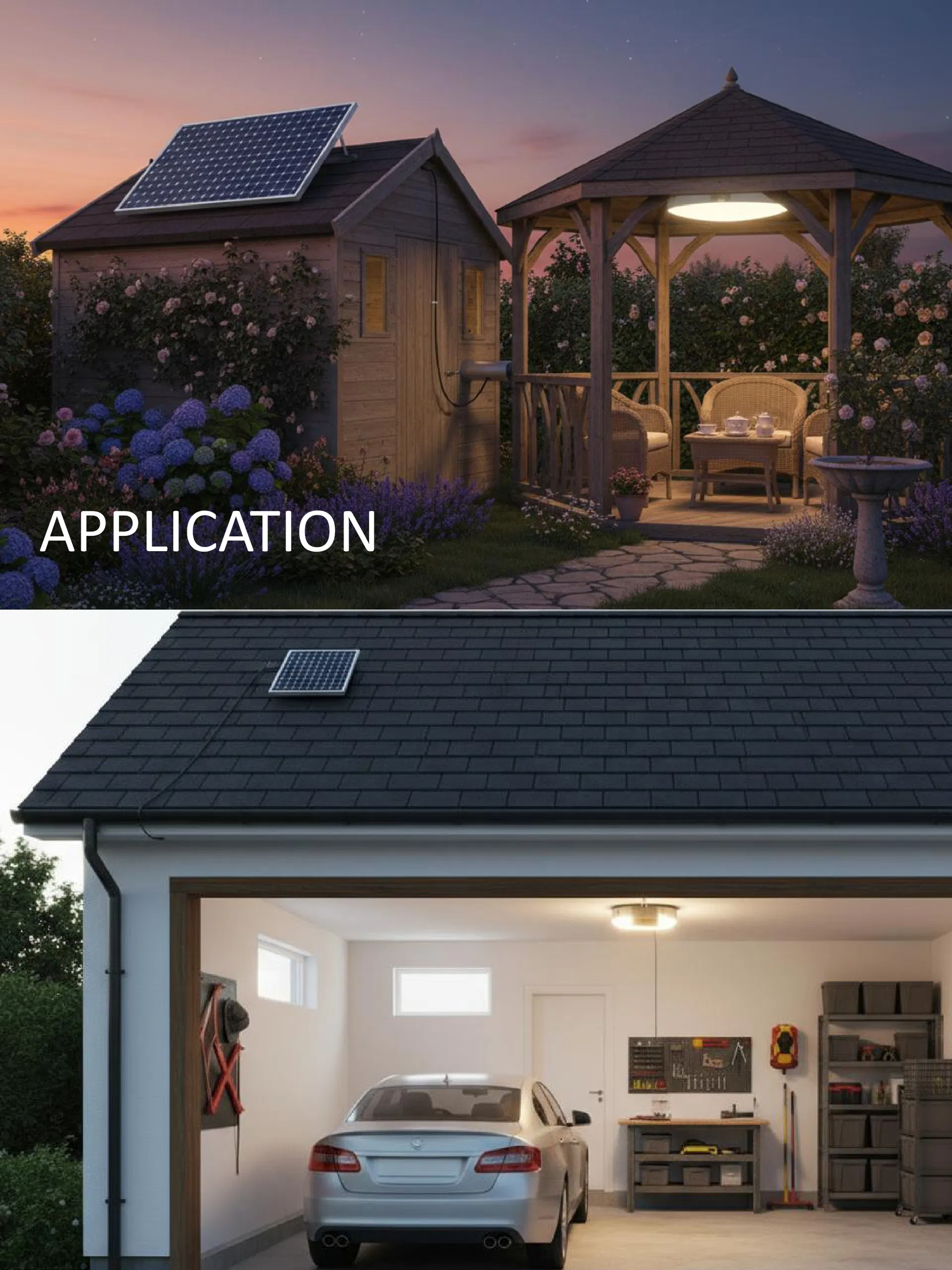 Solar LED Ceiling Light