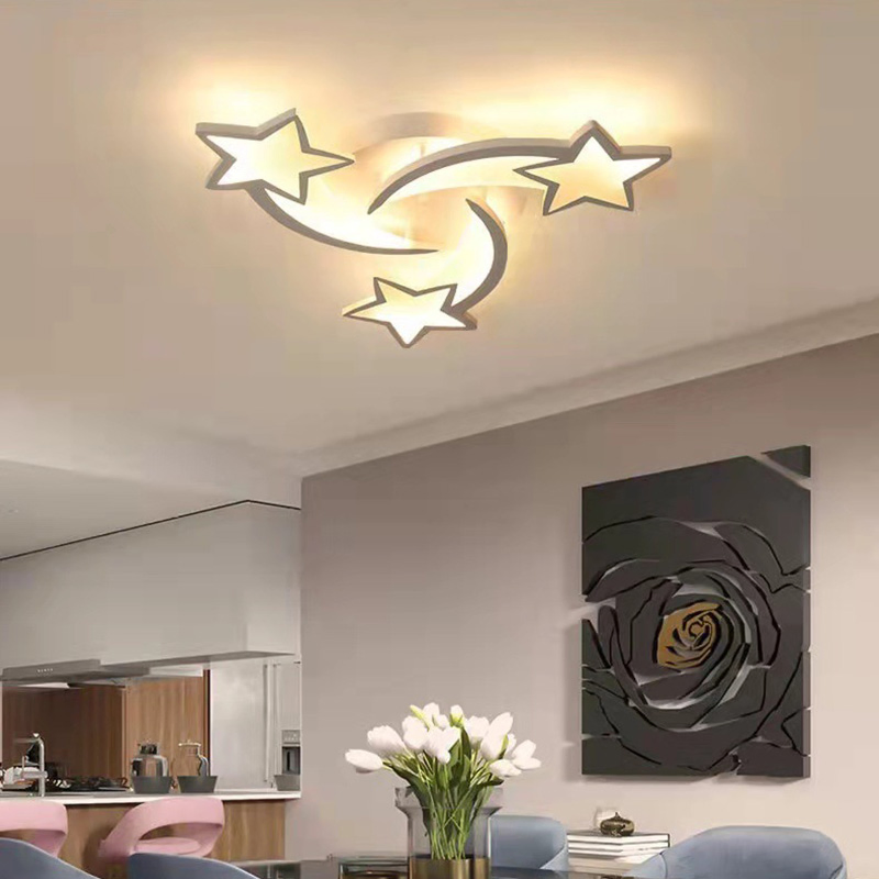 Modern Minimalist Bedroom Room LED Ceiling Light Master Minimalist Home Iron Acrylic LED Ceiling Lamp