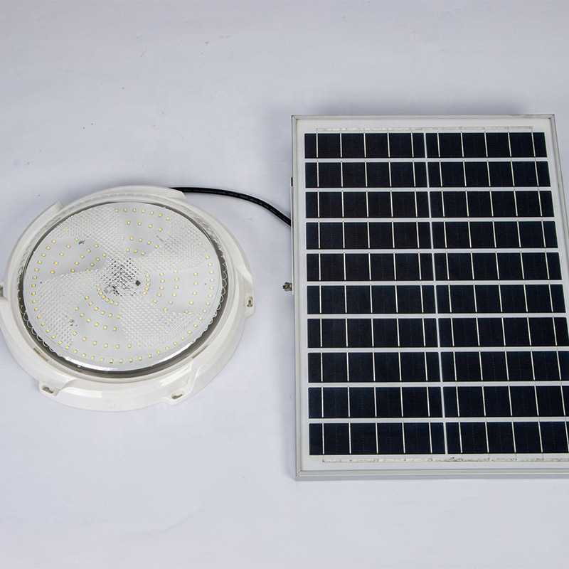 Backyard Porch Indoor Remote Control Solar Light Lamp 100W Solar Ceiling Light