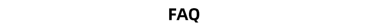 FAQ Section Header