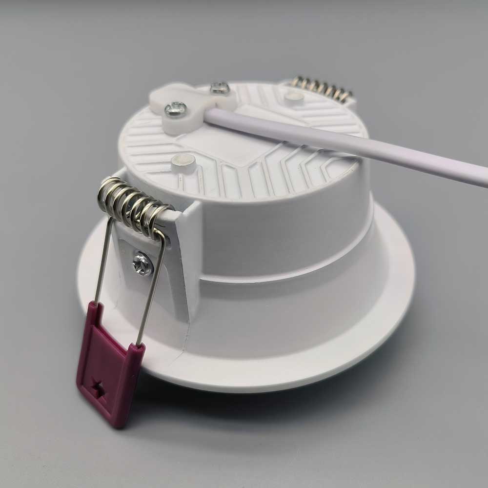 Anti Glare Aluminium Led Recessed 6w 7w 12w 15w 18w Led Downlight 18w 3000k Recessed And Trimless Down Light