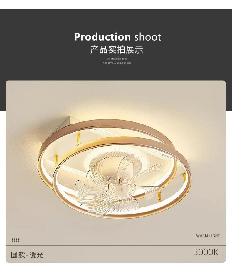Modern Minimalist Style LED Ceiling Fan Performance