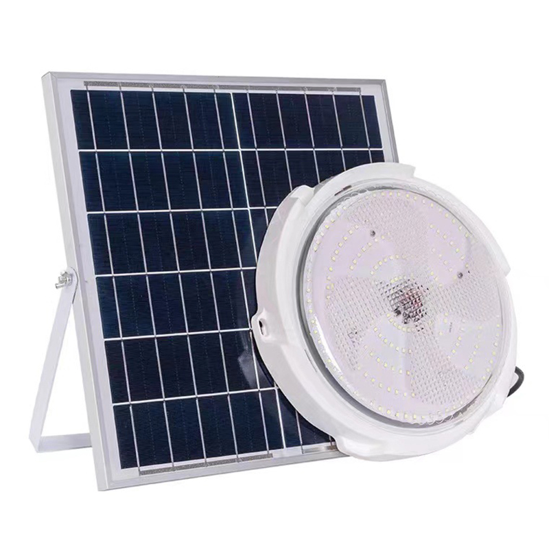 Backyard Porch Indoor Remote Control Solar Light Lamp 100W Solar Ceiling Light