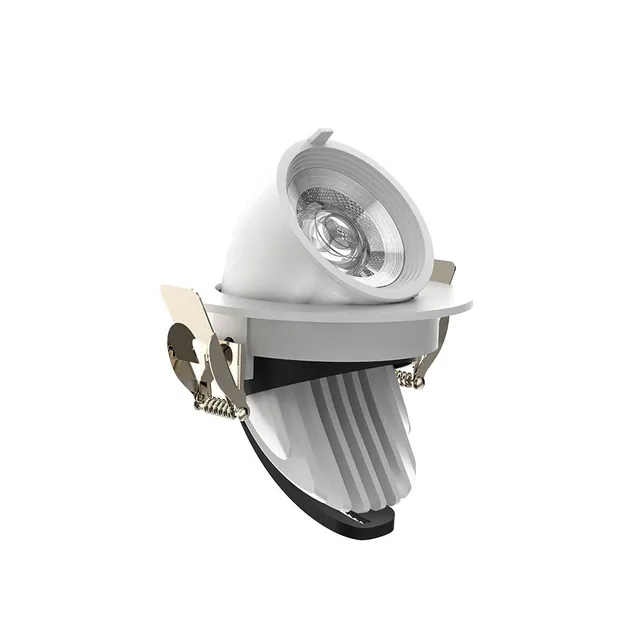 China Recessed Gimbal LED Down Light 10W Anti-Glare Design, Ra>95, 120lm/W Outcut 75-80mm