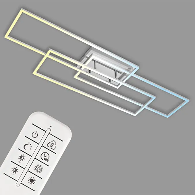 Rectangle Shade Modern Minimalist LED Decorative Ceiling Lamp