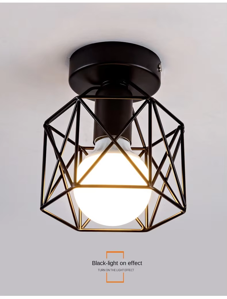 Nordic Wrought Iron Ceiling Lights