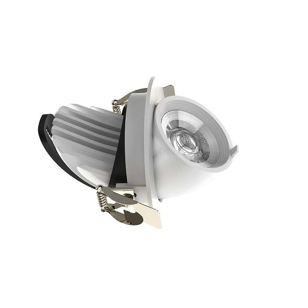China Factory Recessed Gimbal LED Down Light 10W Anti-Glare Design, Ra>95, 120lm/W