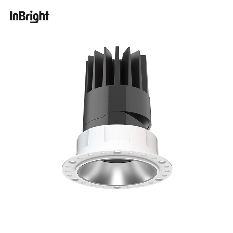 Trimless Adjustable Recessed Led COB Down Light 8W 18W 25W Aluminum IP65 Waterproof Downlight