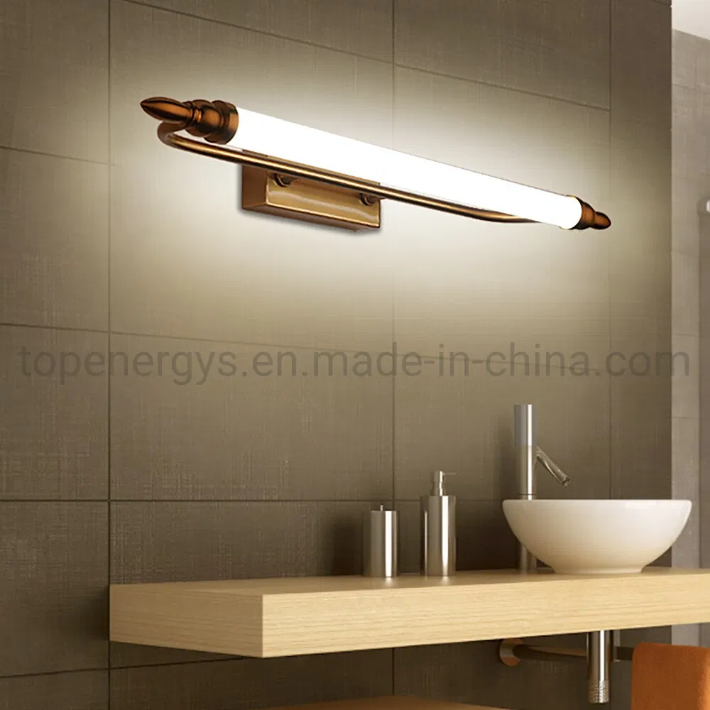 LED Mirror Light 9W AC90-260V 55cm Wall Mounted Industrial Wall Lamp Bathroom Light IP65 Waterproof Acrylic Metal