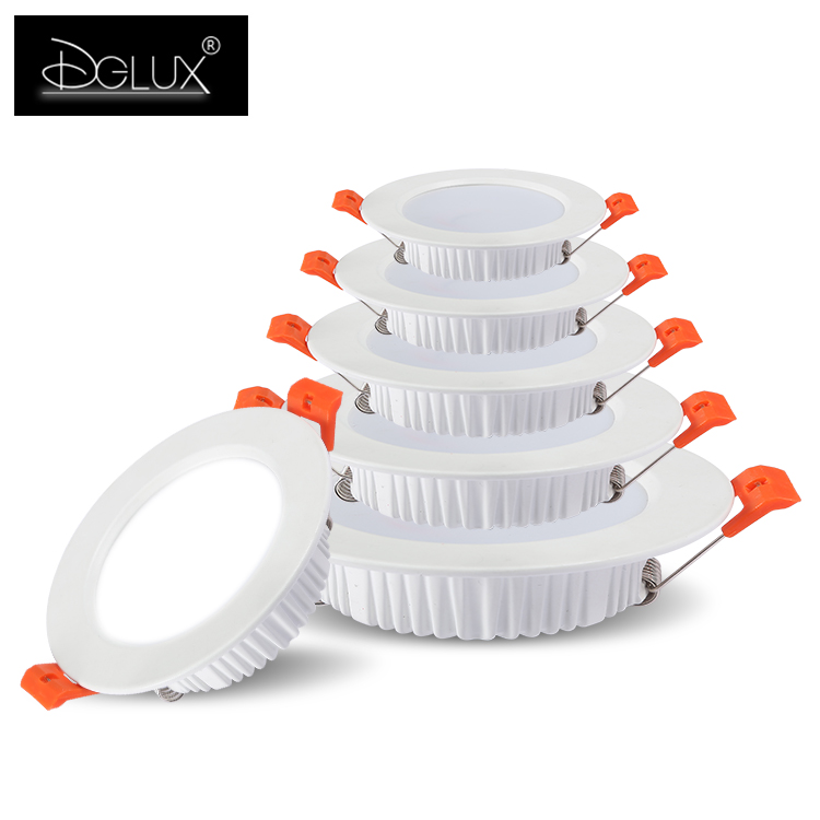 Smd Led Panel Downlight Modern Style Fire Rated 5w 7w 9w 12w 15w Recessed Ceiling Led Spotlight for Hotel Shop Store