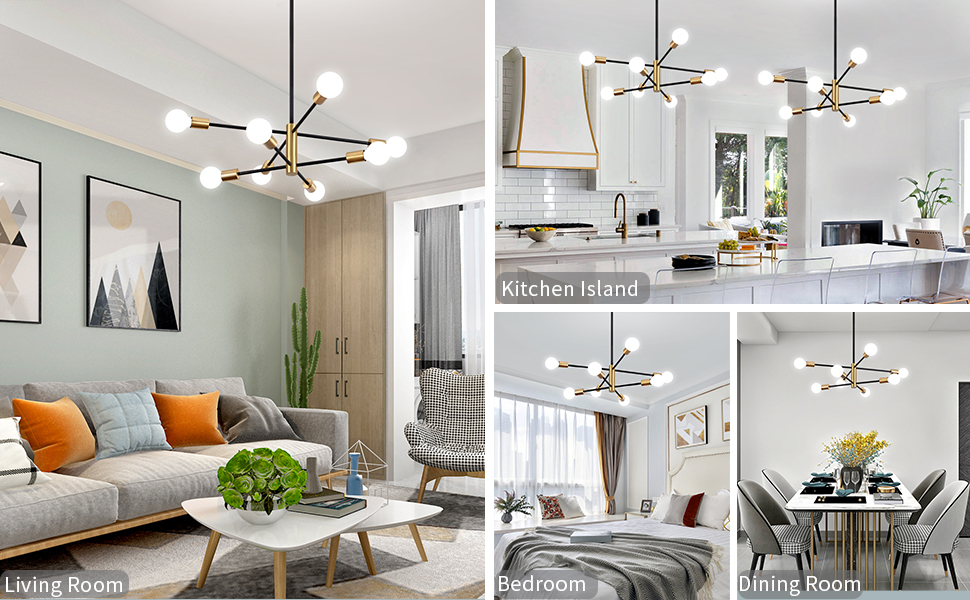 Sputnik Chandelier Light Fixture 5